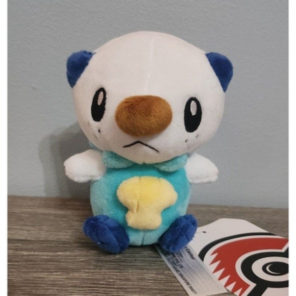 Pokémon Center Oshawott | Original Sitting Cuties Plush 5 Inch | NWT - Picture 1 of 4
